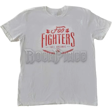 FOO FIGHTERS - 100% ORGANIC - unisex póló - FOOTS09MW