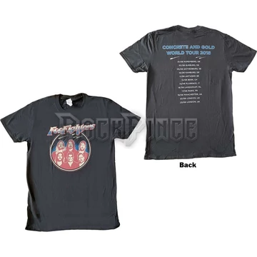FOO FIGHTERS - BACK PRINT - unisex póló - FOOTS34MB