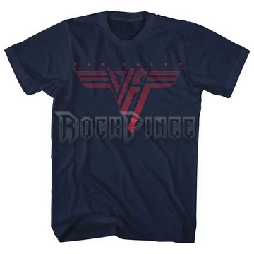 VAN HALEN - CLASSIC RED LOGO (PLUS SIZES) - unisex póló - VHTS01MN00X