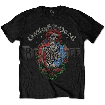 GRATEFUL DEAD - FLORAL STEALIE - unisex póló - GRATETS20MB