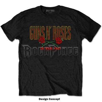 GUNS N&#039; ROSES - 87 TOUR (DIAMANTE) - unisex póló - GNRTS132MB