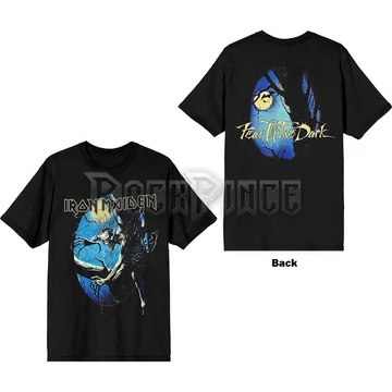 Iron Maiden - Fear of the Dark Oval Eddie Moon - Unisex Póló - IMTEE148MB