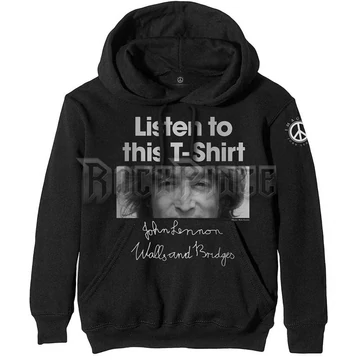 JOHN LENNON - LISTEN TO THIS - unisex kapucnis pulóver - JLHD01MB