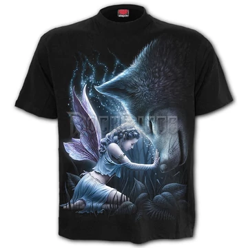 SACRED BOND - Front Print T-Shirt Black - T216M121