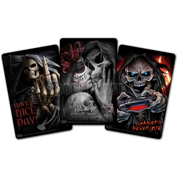 BUNDLE - BRUTAL METAL- Greet Tin Metal Cards (Set of 3) - C039A072