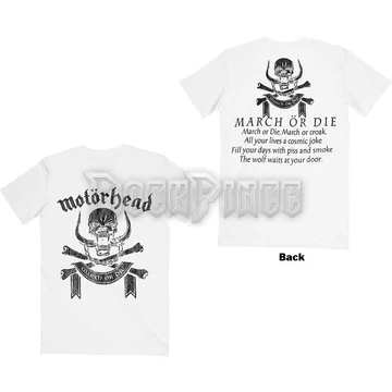 Motorhead - March or Die - Unisex Póló - MHEADTEE68MW