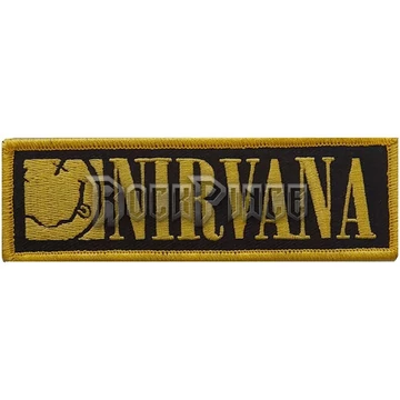 NIRVANA - Logo &amp;amp; Happy Face - kisfelvarró - NIRVPAT09