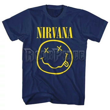 Nirvana - Yellow Happy Face - Unisex Póló - NIRVTS04MN