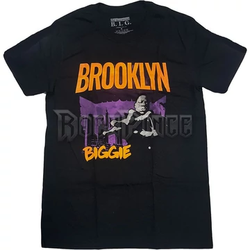 Biggie Smalls - Brooklyn Orange - Unisex Póló - BIGTS13MB