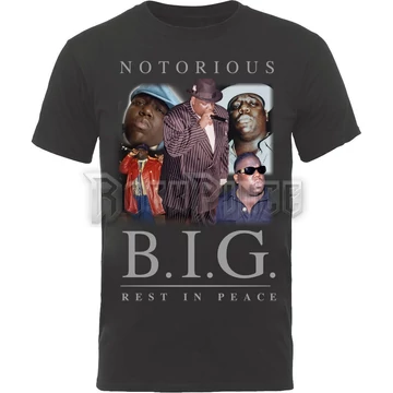 Biggie Smalls - Collage - unisex póló - BIGTS06MB