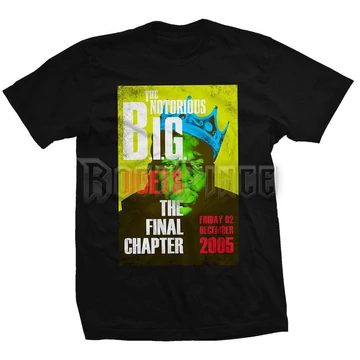 Biggie Smalls - Final Chapter - unisex póló - BIGTS07MB