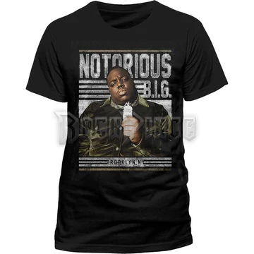 Biggie Smalls - Notorious Big Chain - unisex póló - BIGTS03MB