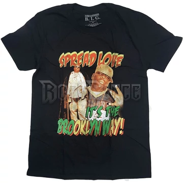 Biggie Smalls - Spread The Love - unisex póló - BIGTS12MB