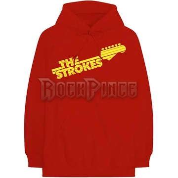 The Strokes - Guitar Fret Logo - unisex kapucnis pulóver - STROKHD03MR