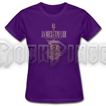 James Taylor - 2018 Tour Flower Guitar - női póló - JTTS06LP