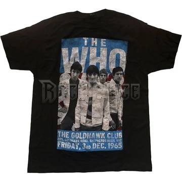 The Who - The Goldhawk Club 1965 - unisex póló - WHOTEE49MB