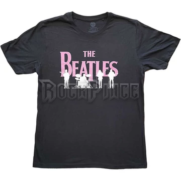 The Beatles - Band Silhouettes - Unisex Póló - BEATTEE440MB