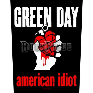Green Day - American Idiot - hátfelvarró - BP1218