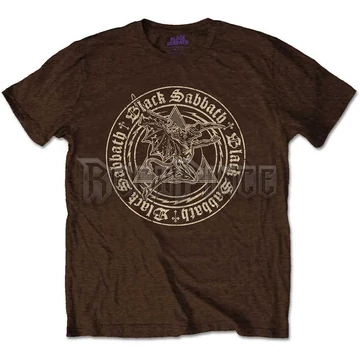 Black Sabbath - Henry Pyramid Emblem - Unisex Póló - BSTS63MBR