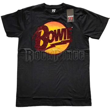 David Bowie - Diamond Dogs Logo - Unisex Póló - BOWPTS11MB