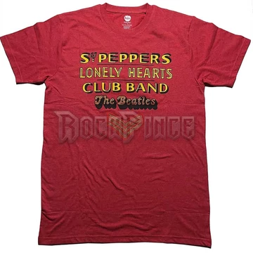 The Beatles - Sgt Pepper Stacked Crystals - Unisex Póló - BEATTEE459MR