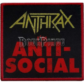Anthrax - Anti-Social - kisfelvarró - ANTHPAT08