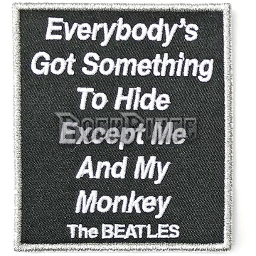 The Beatles - Everybody&#039;s Got Something To Hide Except Me And My Monkey - kisfelvarró - BEATSONGPAT03