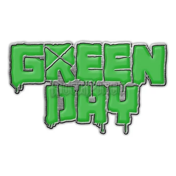 GREEN DAY - LOGO - kitűző / fémjelvény - PB099