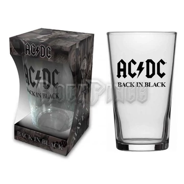 AC/DC - Back in Black - söröspohár - BG075