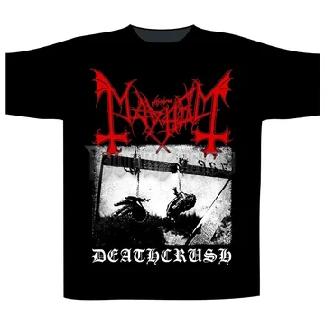 MAYHEM - DEATHCRUSH (BLACK) - unisex póló - ST2245