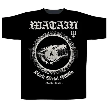 WATAIN - BLACK METAL MILITIA - unisex póló - ST2412