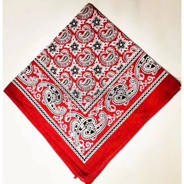 CLASSIC BANDANA - RED - kendő/bandana
