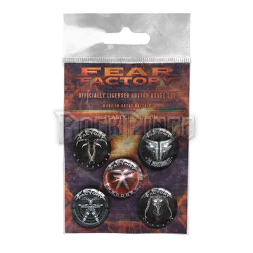 FEAR FACTORY - ALBUMS 2010-2021 - jelvény / kitűző szett - PHBADGE199