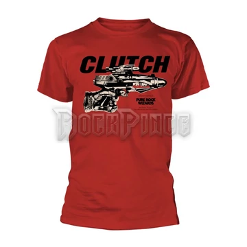 CLUTCH - PURE ROCK WIZARDS (RED) - unisex póló - PH12435