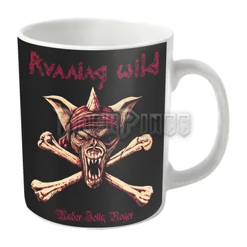 RUNNING WILD - UNDER JOLLY ROGER CROSSBONES - bögre - PHMUG630