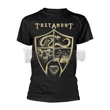 TESTAMENT - CREST SHIELD - unisex póló - PH12335