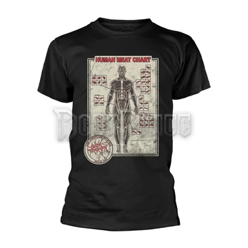 CATTLE DECAPITATION - HUMAN MEAT CHART - unisex póló - PH12867