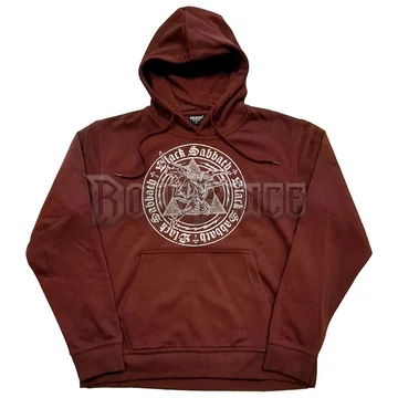 BLACK SABBATH - HENRY PYRAMID EMBLEM - unisex kapucnis pulóver - BSHD63MBR