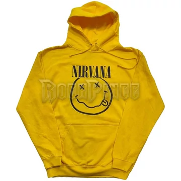 NIRVANA - Inverse Happy Face - unisex kapucnis pulóver - NIRVHD13MNY
