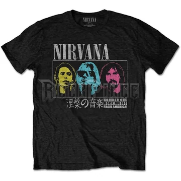 NIRVANA - JAPAN! - unisex póló - NIRVTS47MB