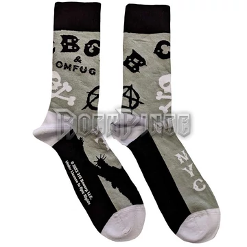 CBGB - Logos - unisex boka zokni (egy méret: 40-45) - CBGBSCK02MG