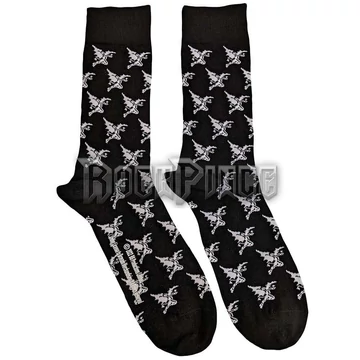 Black Sabbath - Demon Pattern - unisex boka zokni (egy méret: 40-45) - BSSCK06MB