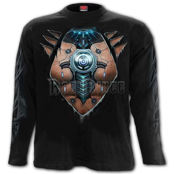 CYBER SKIN - Longsleeve T-Shirt Black - T219M301