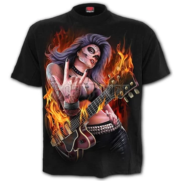 ROCKING THE DEAD - T-Shirt Black - T218M101