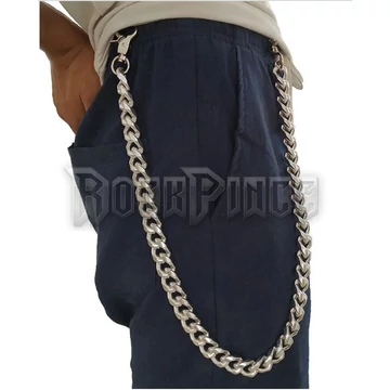 Dog Chain Leash Silver - pénztárcalánc - 85 CM HOSSZÚ 12 MM SZÉLES