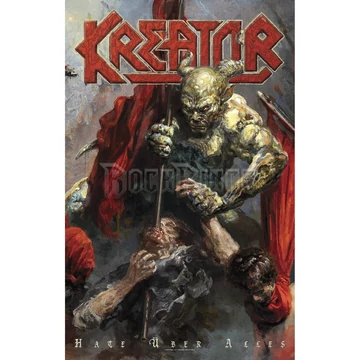 KREATOR - HATE UBER ALLES - Textil poszter / Zászló - TP301