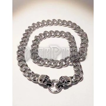 Double Skull - ACÉL NYAKLÁNC