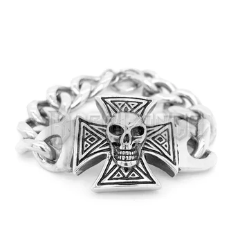 Iron Cross Skull - ACÉL KARKÖTŐ