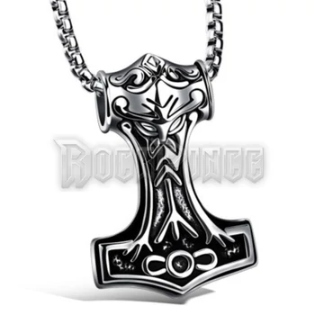 Black Silver Thor's Hammer - ACÉL MEDÁL