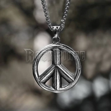PEACE STEEL PENDANT - ACÉL MEDÁL